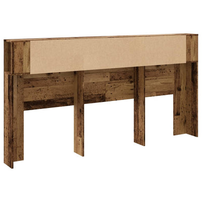 Päätylevykaappi vanha puu 200x18,5x102,5 cm tekninen puu