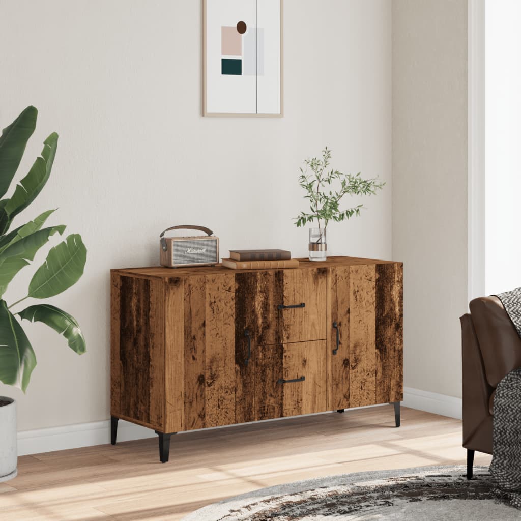 Vanha puu senkki Vorica 100x36x60cm (puinen)