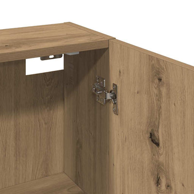 Seinäkiinnitettävä kylpyhuoneen kaappi tammi Gilder 32x20x67cm