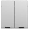 Betoninharmaa kylpyhuoneen peilikaappi Ghadib 64x20x66,5cm (lastulevy)