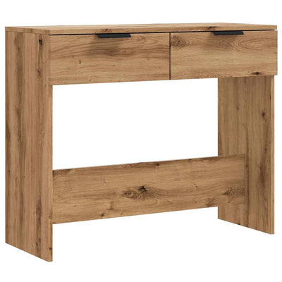 Konsolipöytä artesaani tammi 90x36x75 cm tekninen puu