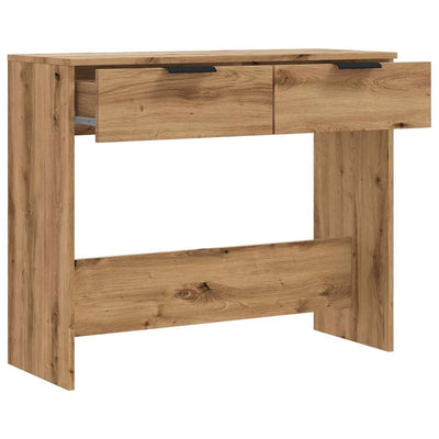 Konsolipöytä artesaani tammi 90x36x75 cm tekninen puu
