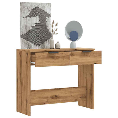 Konsolipöytä artesaani tammi 90x36x75 cm tekninen puu