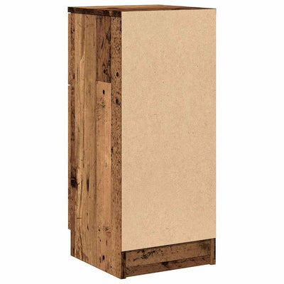 Senkit 2 kpl vanhaa puuta 30x30x70 cm tekninen puu