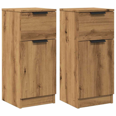 Senkit 2 kpl Artisan Oak 30x30x70 cm Engineered Wood
