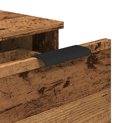 Vanha puu senkki Beygi 30x30x70cm (puinen)