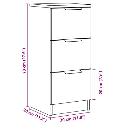 Senkit 2 kpl vanhaa puuta 30x30x70 cm tekninen puu