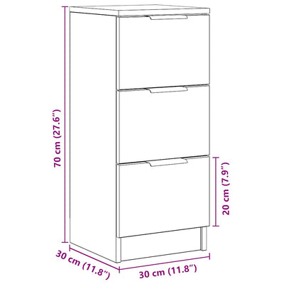 Senkki artisan oak Beygi 30x30x70cm (engineered wood)