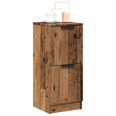 Senkit 2 kpl vanhaa puuta 30x30x70 cm tekninen puu