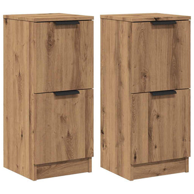 Senkit 2 kpl Artisan Oak 30x30x70 cm Engineered Wood