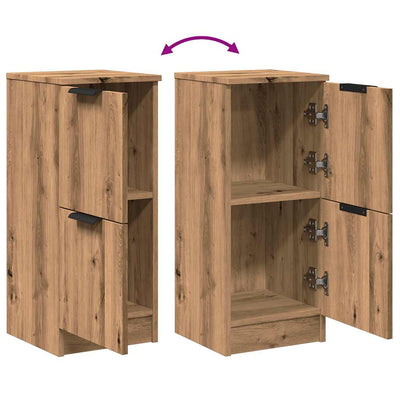 Senkit 2 kpl Artisan Oak 30x30x70 cm Engineered Wood