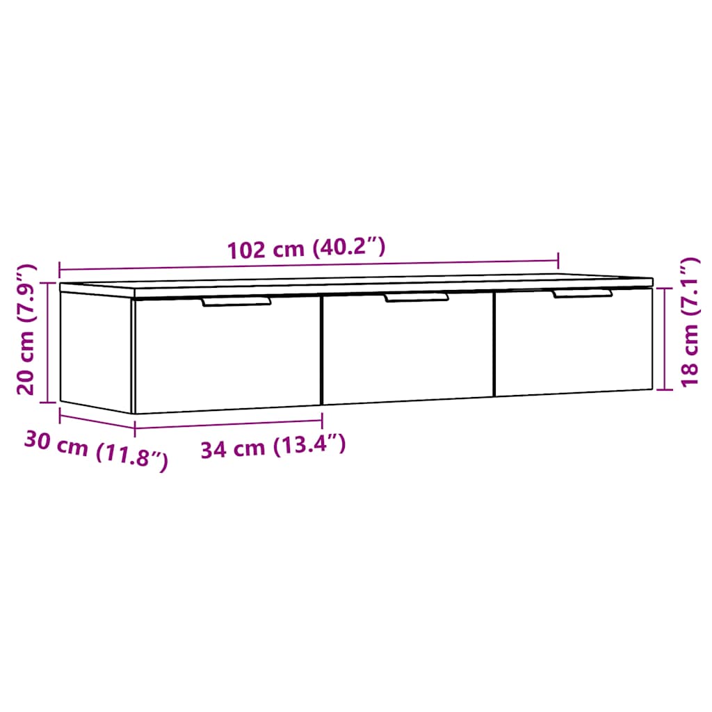 Vanha puu seinäkaappi Doricuta 102x30x20cm (puinen)