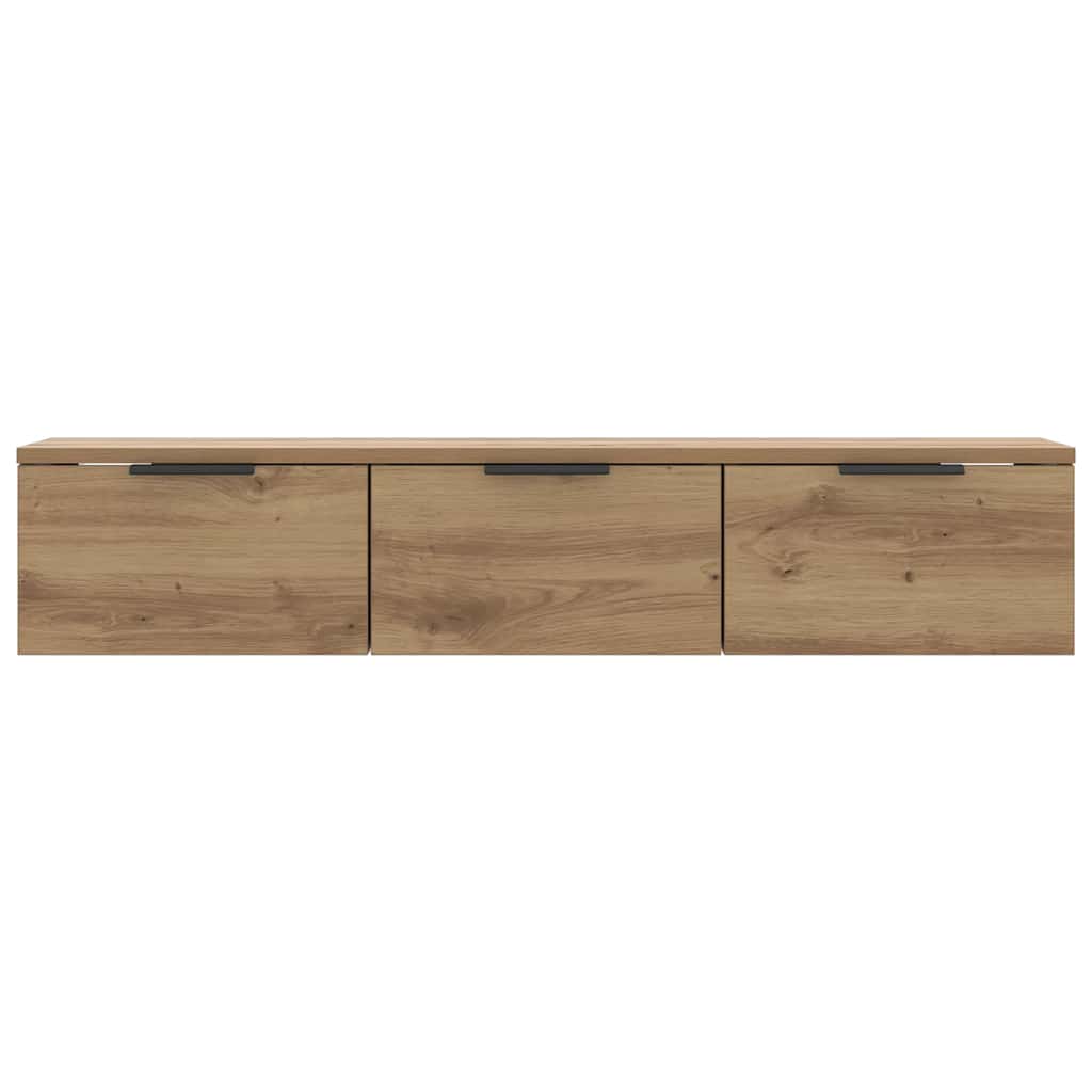 Artesaani tammi tv-seinäkaappi Doricuta 102x30x20cm (puinen)