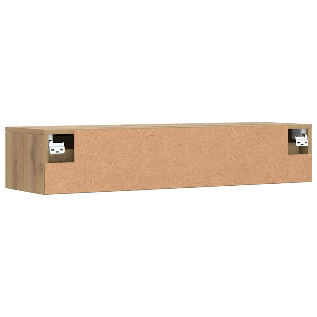 Artesaani tammi tv-seinäkaappi Doricuta 102x30x20cm (puinen)