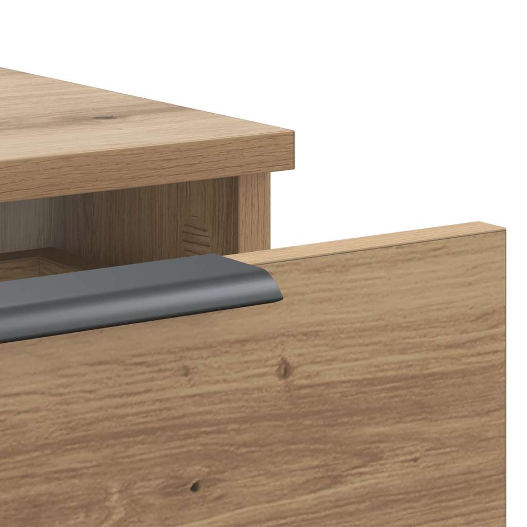 Artesaani tammi tv-seinäkaappi Doricuta 102x30x20cm (puinen)