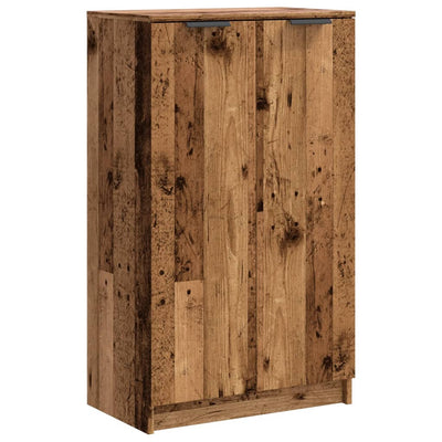 Kirjahylly vanha puu 59x35x100,5 cm lastulevy