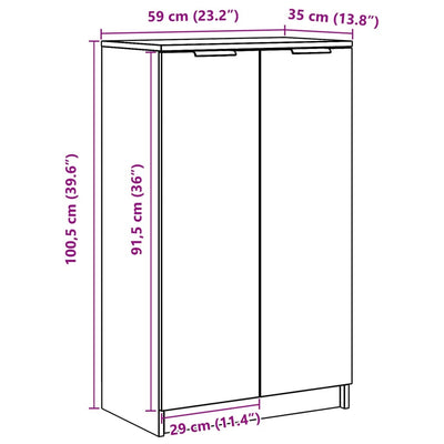 Kirjahylly vanha puu 59x35x100,5 cm lastulevy