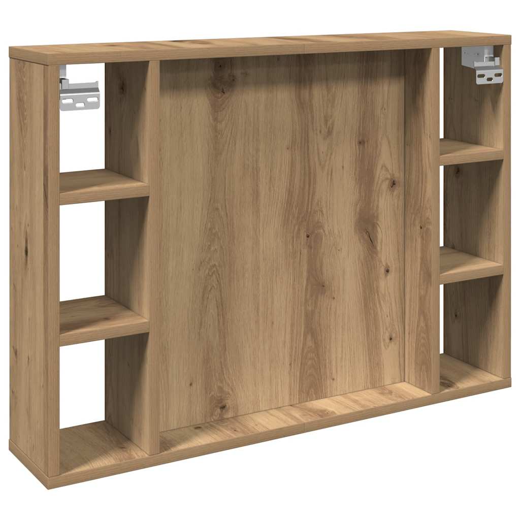 Tammi peilikaappi led-valoilla Sergie 76x15x55cm (puinen)