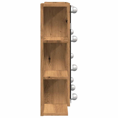 peilikaappi LEDillä Artisan Oak 70x16,5x60 cm