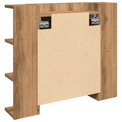 peilikaappi LEDillä Artisan Oak 70x16,5x60 cm