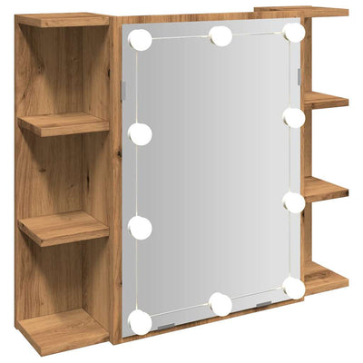 peilikaappi LEDillä Artisan Oak 70x16,5x60 cm