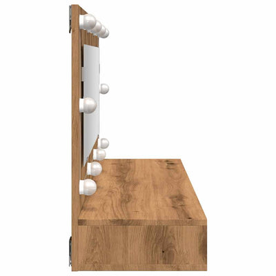 Artisan oak peilikaappi ledillä Mariusiana 90x31,5x62cm