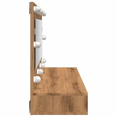 peilikaappi LEDillä Artisan Oak 90x31,5x62 cm