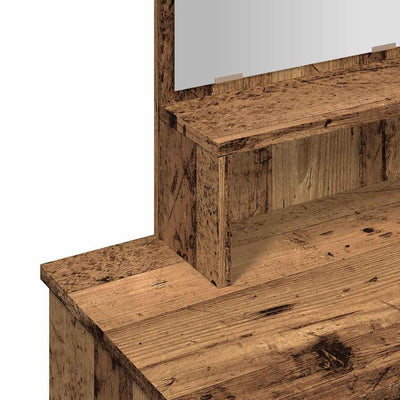 Vanha puu peilipöytä Simpronia 86,5x35x136cm