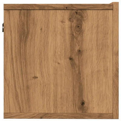 TV-kaapit seinäkiinnitettävä 2 kpl artesaani tammi 100x30x30 cm