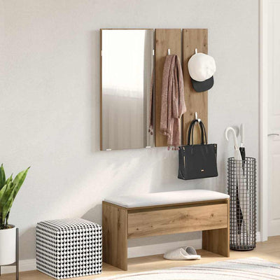 Käytävän kalustesarja Sofie (käsityöläinen tammi suunniteltu puu)