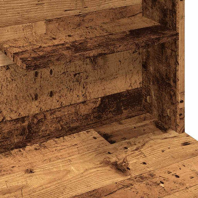 Vanha puu peilipöytä Flintoaca 74,5x40x141cm