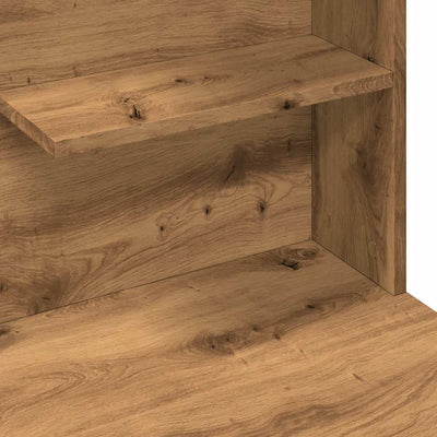 kampauspöytä LEDillä Artisan Oak 74,5x40x141 cm