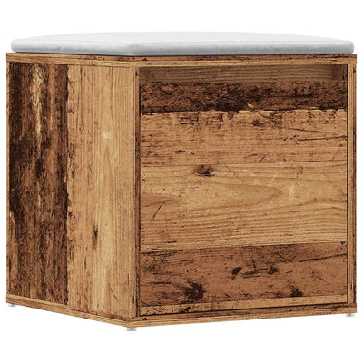Säilytyslaatikko vanhaa puuta 40,5x40x40 cm tekninen puu