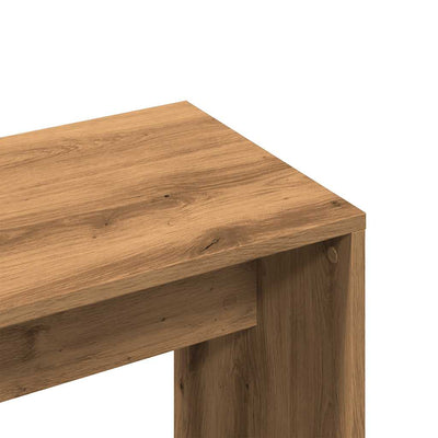 Meikkijakkara käsityöläinen tammi 70x35x45 cm tekninen puu