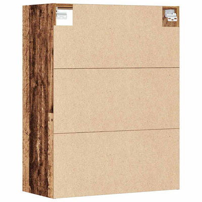 Riippuva seinäkaappi vanhaa puuta 69,5x32,5x90 cm