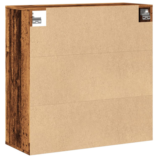 Seinäkaappi vanha puu 80x33x80 cm tekninen puu