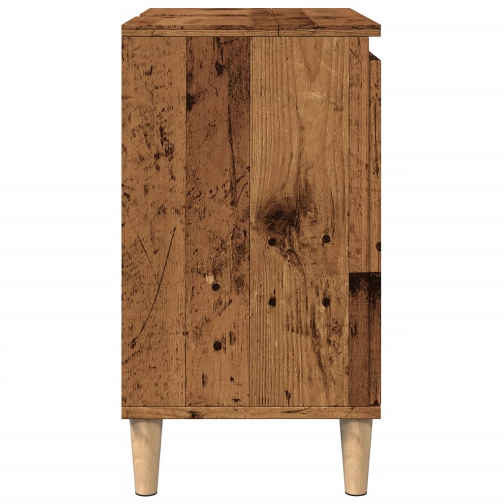 Pesuallaskaappi Ortansia 58x33x60cm (vanha puu, puinen)