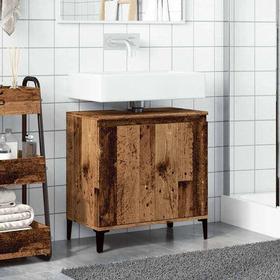 Pesuallaskaappi Francoise 58x33x60cm (vanha puu, puinen)