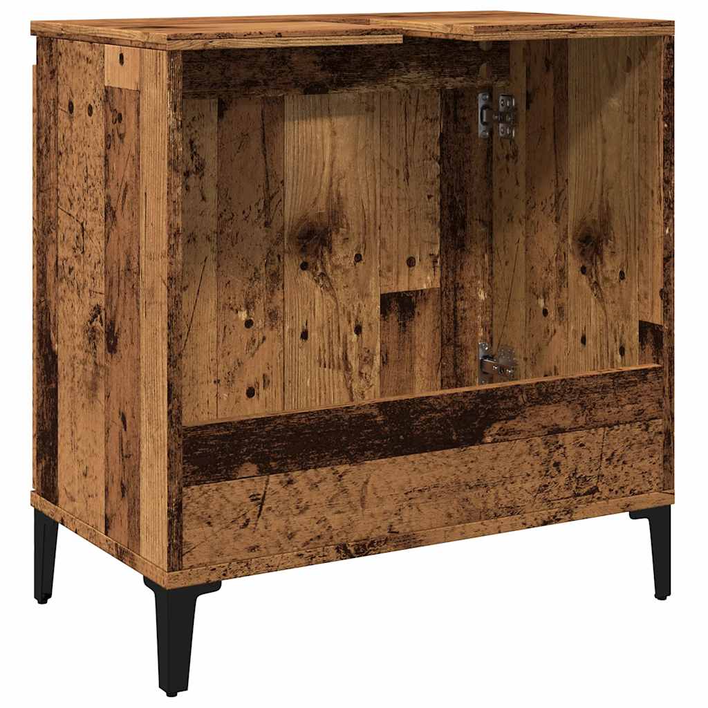 Pesuallaskaappi Francoise 58x33x60cm (vanha puu, puinen)