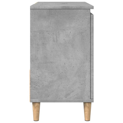 Pesuallaskaappi betoni harmaa 65x33x60 cm suunniteltu puu