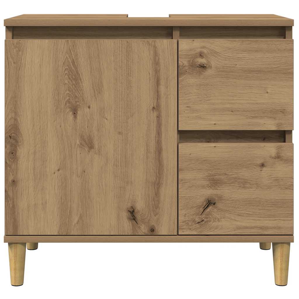 Artesaani tammi pesuallaskaappi Calipso 65x33x60cm (puinen)