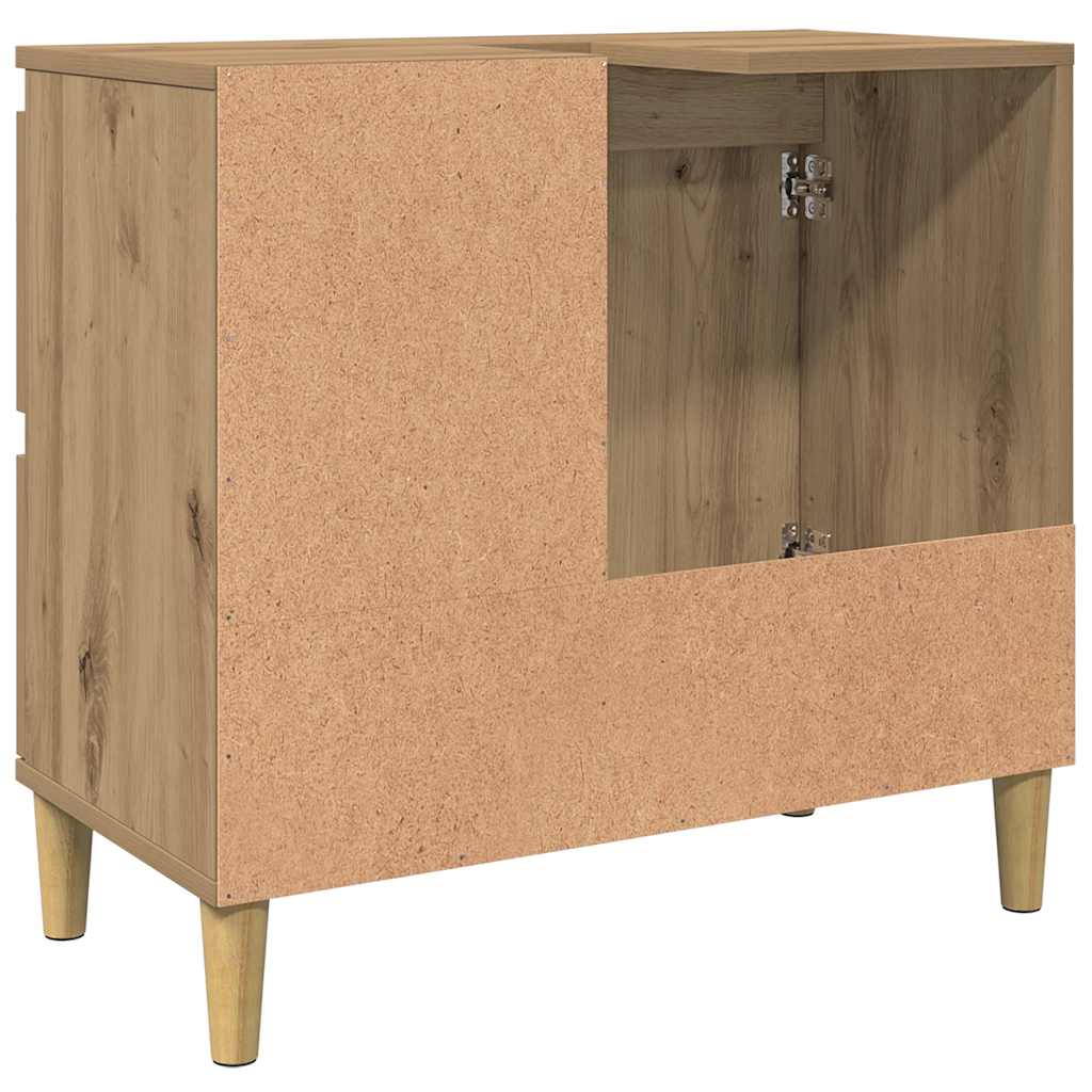Artesaani tammi pesuallaskaappi Calipso 65x33x60cm (puinen)