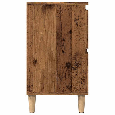 Pesuallaskaappi vanhaa puuta 80x33x60 cm tekninen puu