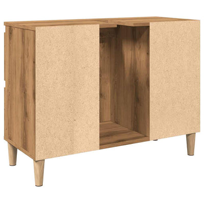 Pesuallaskaappi käsityöläinen tammi 80x33x60 cm tekninen puu