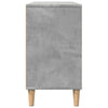 Kylpyhuoneen kaappi betoninharmaa 80x33x60 cm tekninen puu