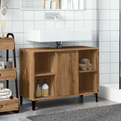 Pesuallaskaappi käsityöläinen tammi 80x33x60 cm tekninen puu