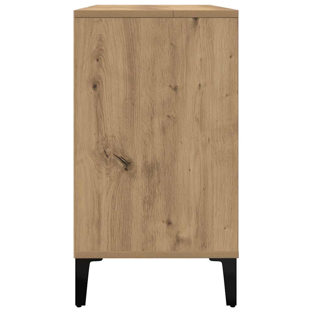 Käsityöläinen tammi pesuallaskaappi Joleen 80x33x60cm