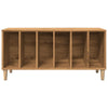 LP-levyjen säilytyskaappi tammi 100x38x48 cm tekninen puu