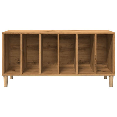 LP-levyjen säilytyskaappi tammi 100x38x48 cm tekninen puu