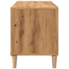 LP-levyjen säilytyskaappi tammi 100x38x48 cm tekninen puu